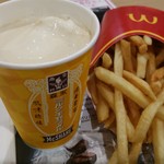 マクドナルド - マックシェイク 森永ミルクキャラメル＆ポテト(L)