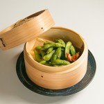 "Nakasatsunai" warm edamame