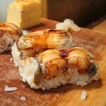 かわなみ鮨 - 穴子にぎり