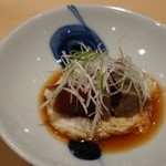 寿司割烹 魚紋 - ヅケとろろ。