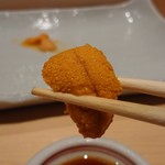 寿司割烹 魚紋 - 雲丹。リフト(^-^)/