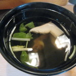 さかえ寿司 - 松茸のお吸い物