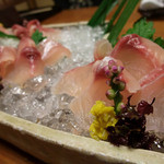 比良山荘 - 鯉の洗い