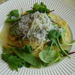 しらすと青森にんにくのペペロンチーノ