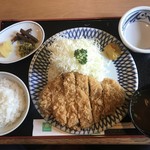 とんかつ かつ○ - ロースかつ定食240g