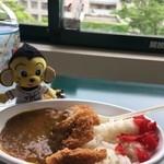 阪神甲子園球場 - ライスタ狭いから店の前で食べました。