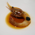 イチリン ハナレ - ボタンエビ紹興酒漬け