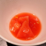 イチリン ハナレ - フルーツトマトに塩のゼリー