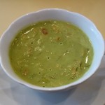 明輝 - アボカドとふかひれの翡翠スープ
