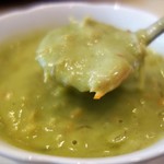 明輝 - アボカドとふかひれの翡翠スープ