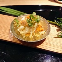 弧玖 - 渡り蟹、湯葉、ウニ