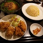 Ryuuchan Shokudou - 2018.3.27  【鶏の唐揚げ定食】 1080円