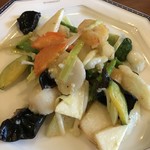 関琳 - 海老と野菜の塩味炒め