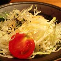 北新地　串かつ凡 - サラダ　　わりと普通