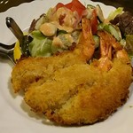 みすたーらいおん - 2018.4.2  エビフライ☆  焼いてある(^o^)