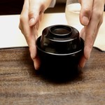 木山 - 小蕪とセロリすり流し雲丹のせ