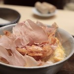 木山 - 卵ご飯と桜海老かき揚げ丼