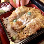 手打ちそば 志延庵 - セットのヒレカツ丼