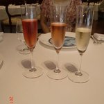 リストランテASO - 食前酒もカラフルです