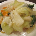 中華レストラン プリンセス - 海鮮かたやきそば