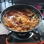 スパイシースパイシー - スンドゥブチゲ ラーメン入り