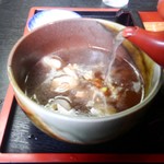 Owariya - 蕎麦湯を注ぎます