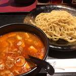 つけ麺さとう - 麻婆つけ麺 800円。