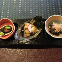 伊な勢 - トコブシ、南蛮、茄子煮