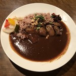 ワインレストラン ドミナス - ポルチーニの赤ワインカレー