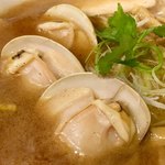 市川商店 - はまぐりの柚子 醤油らぁ麺 （大きめの蛤が３個）