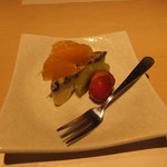 炭火割烹 大嶋 - 水物：黒豆カタラーナ