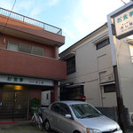 キッチンさし田 - 残念ながらこの看板は本牧通りからでは見えない