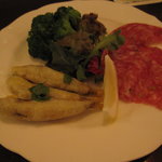 オステリア ヴァンヴィーノ - おつまみ3種盛り、780円(H23.7.11)