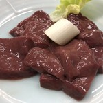 スタミナ苑 - レバーです！火を通してくださいと念を押されます。私は・・・。