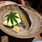 旬彩和遊 楠 - 泉州水茄子 生で食べるナス