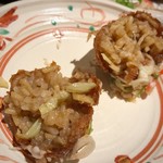 旬彩和遊 楠 - 神戸下町長田コロッケの中身は、焼きそば