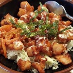 うまから本舗 - チビカラ丼(大)￥360+100