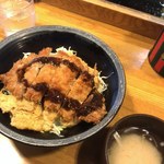 奈都利家 - かつ丼&味噌汁