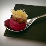 エディション・コウジ シモムラ - 和風ニョッキ　ふきのとうと夏みかん