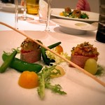 エディション・コウジ シモムラ - 鴨のフォアグラの冷製 フルーツチャツネ