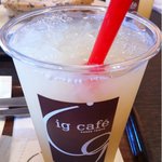 イグカフェ - ランチのグレープフルーツジュース
