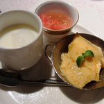 ワキヤ 一笑美茶樓 - マンゴープリン、杏仁豆腐、スイカのゼリー