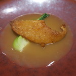 イチリン ハナレ - 焼きフカヒレ 青梗菜と 鶏出汁で2