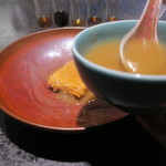 イチリン ハナレ - おこげ 青梗菜と 鶏出汁で1