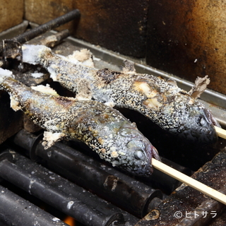 一度は食べてみたいやまめの塩焼きを、女子会でほおばるのもよし