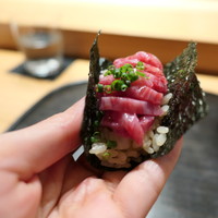 肉割烹 上 - トロたく巻き