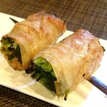 ゆしま串本 - 青ねぎ肉巻き