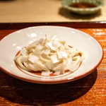 富小路 やま岸 - ☆小豆島の太素麺の昆布〆、河豚の白子和え