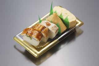 Daitokujisaikiya - はも寿司いなり寿司だし巻１０８０円