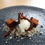 ENEKO Tokyo - デザート　カカオ・オリーブ・羊のミルク